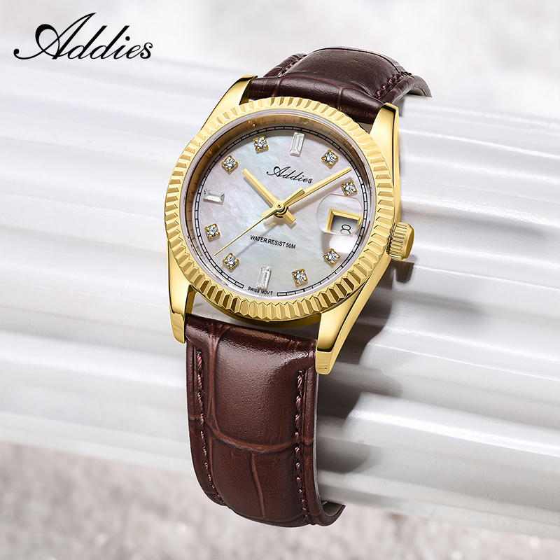 Luxury Watch Dial - Zegarek damski Addies 585 Quartz, 28mm,