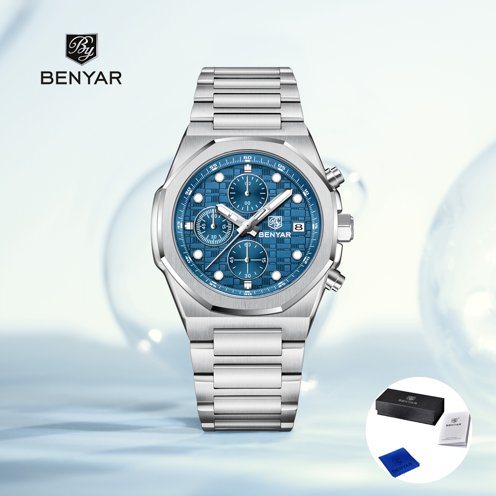 Luxury Watch Collection - 2025 Nowe męskie zegarki BENYAR Najlepsze