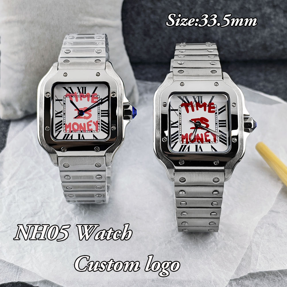 Luxury Watch Square - Nowy zegarek kwadratowy NH05, zegarek Time