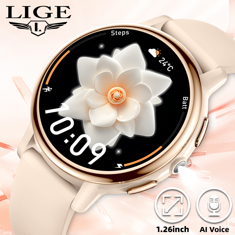 Luxury Watch Hd - Smartwatch damski LIGE 2026, luksusowy, ekran