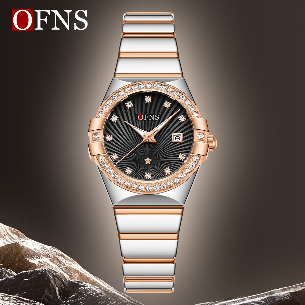 Luxury Watch Store - OFNS Nowy luksusowy damski zegarek kwarcowy