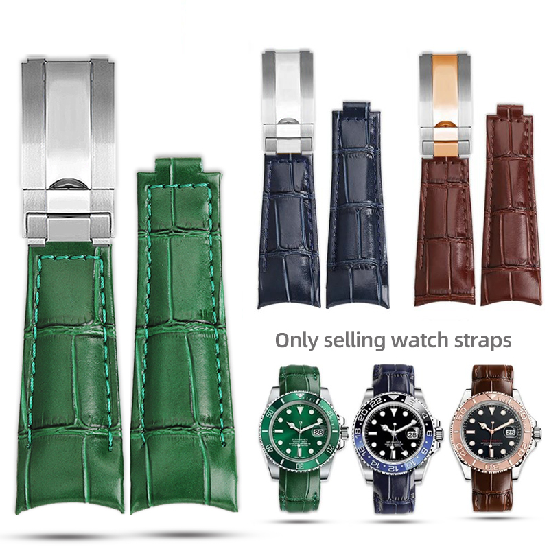 Luxury Watch Rolex - Paski do zegarków z zakrzywionymi końcówkami