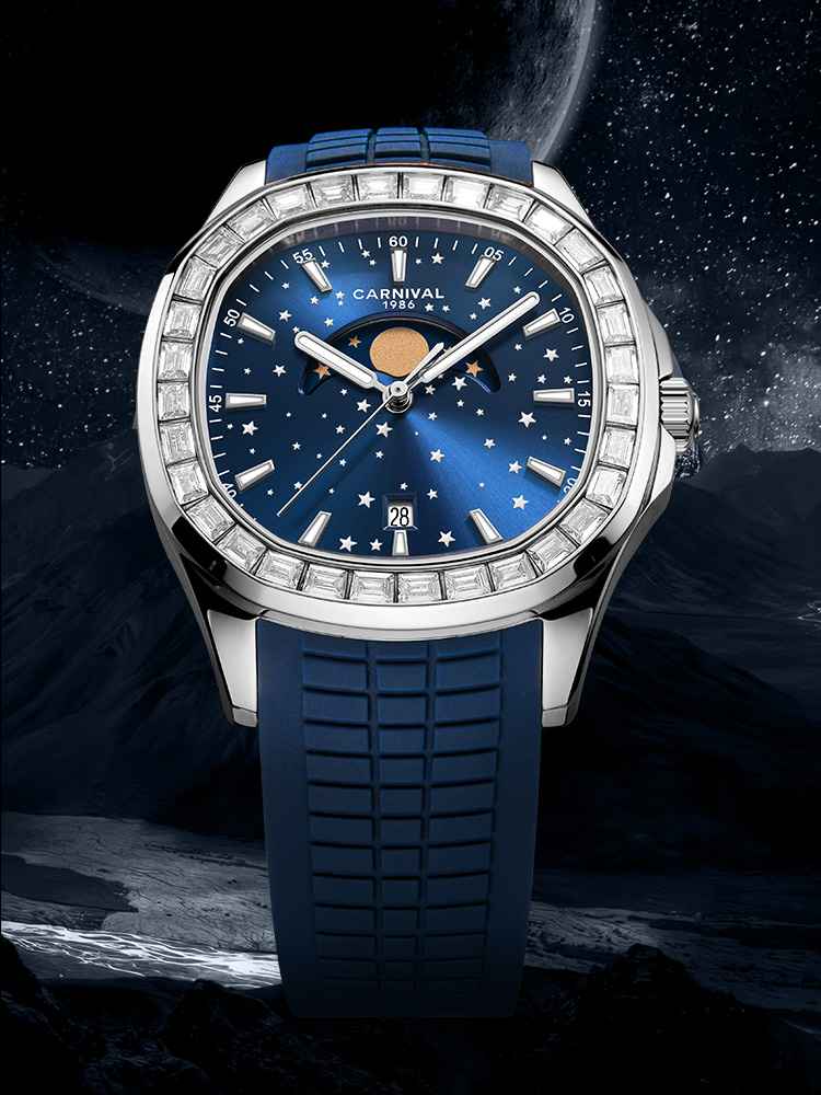 Luxury Watch Hd - Szwajcarski zegarek męski Ronda Quartz Carnival