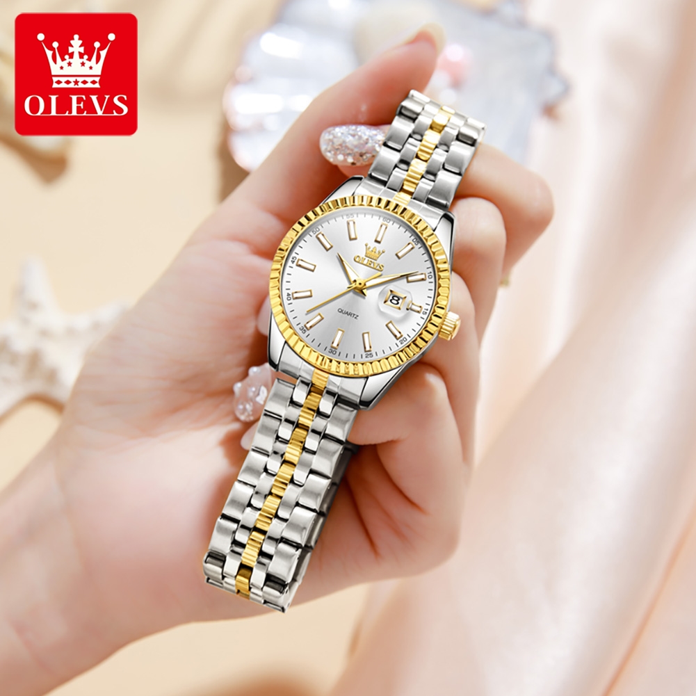 Luxury Watch Hd - OLEVS 5593 Damski Zegarek Luksusowej Marki