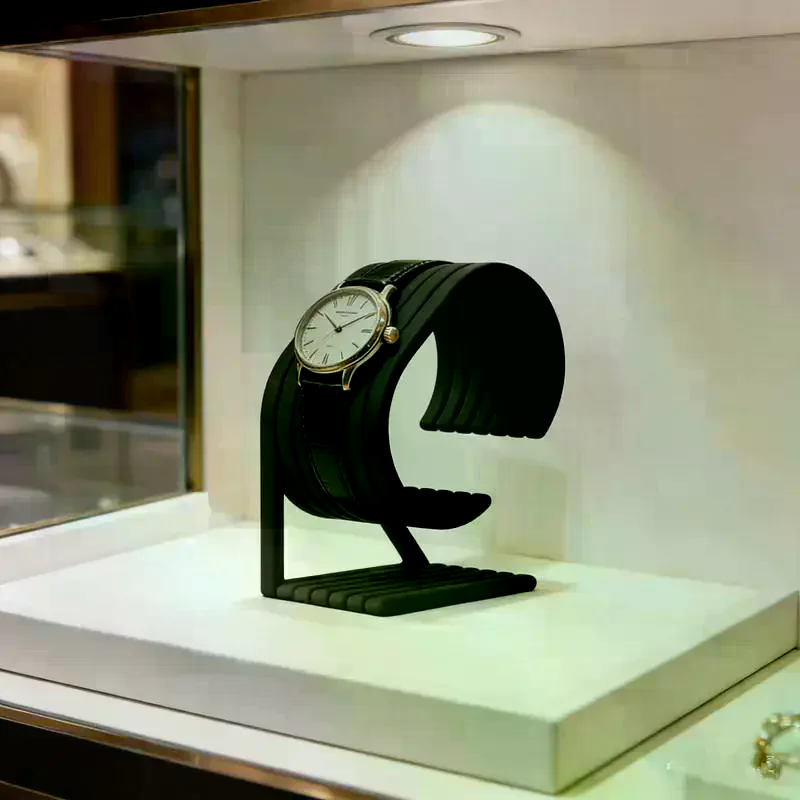 Luxury Watch Store - Luksusowy marmurowy stojak na 2 zegarki,