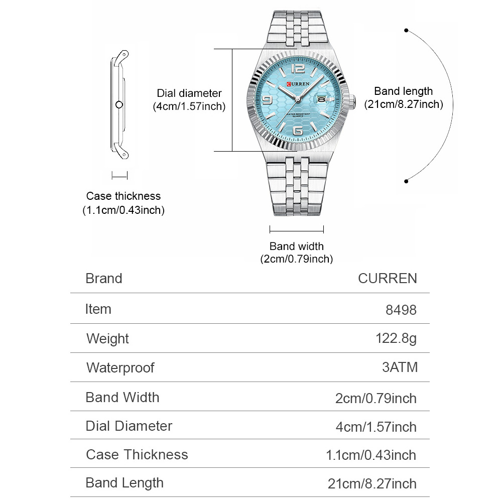 CURREN Stylowy męski zegarek k – Luxury Watch Apple recenzja i cena
