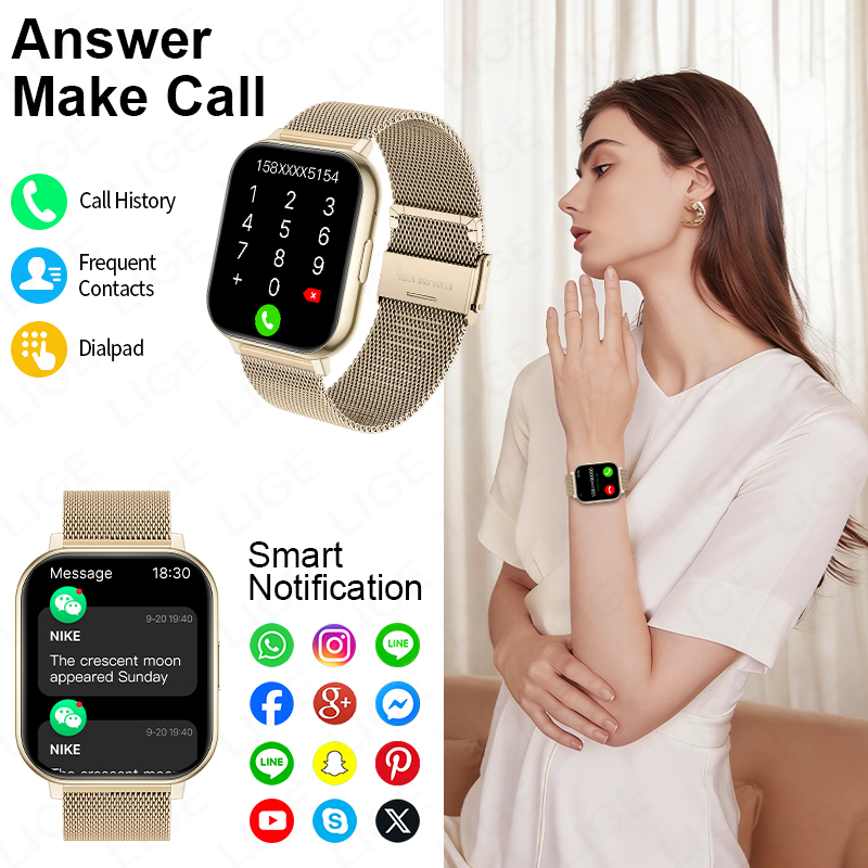 Smartwatch LIGE 2026 z systeme – Luxury Watch Hd recenzja i cena