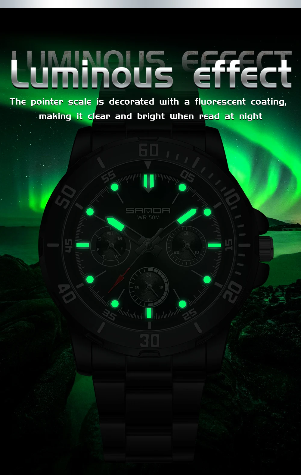 SANDA 3265 3266 Męski zegarek  – Luxury Watch Store recenzja i cena