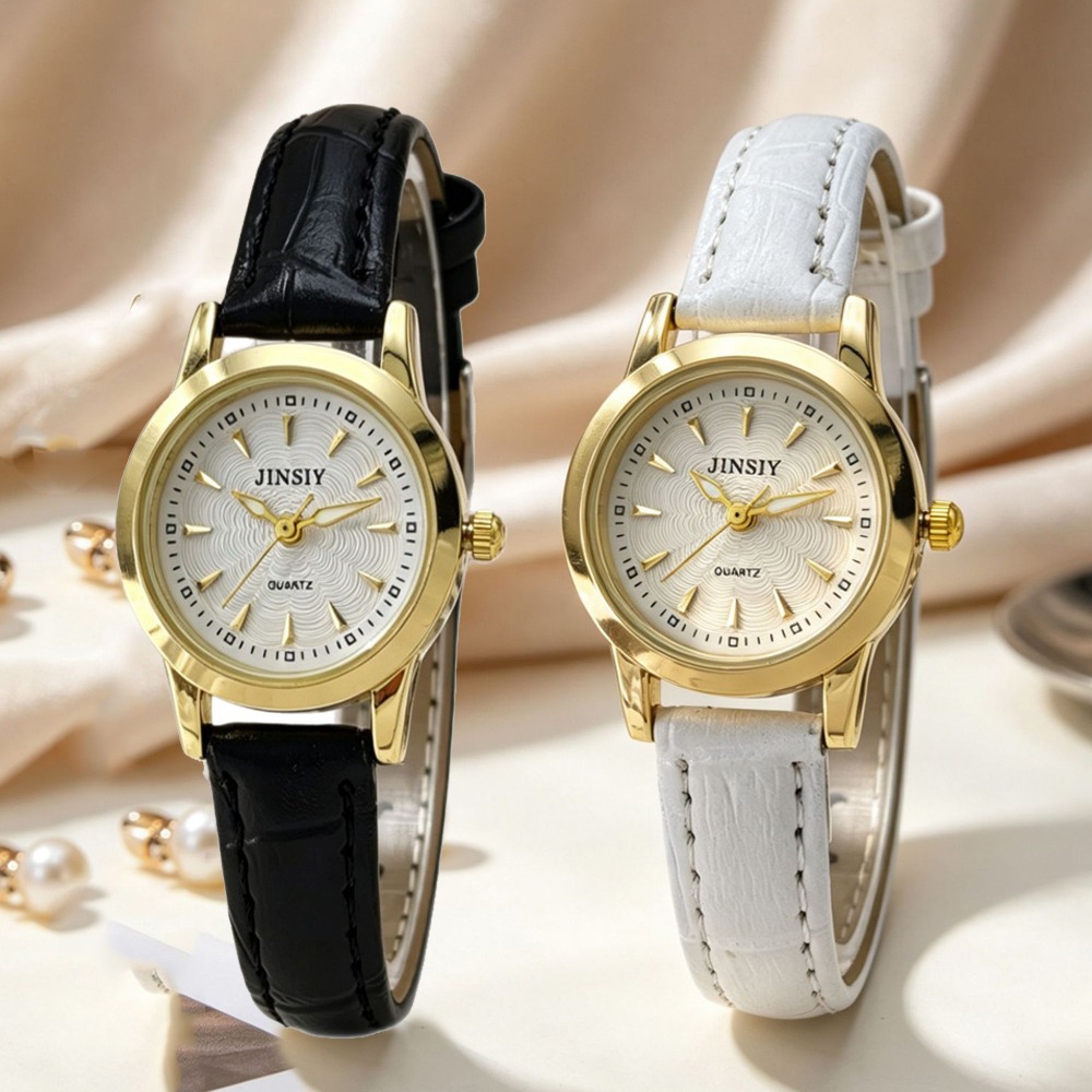Zegarek kwarcowy z modnym skór – Luxury Watch Leather Strap recenzja i cena