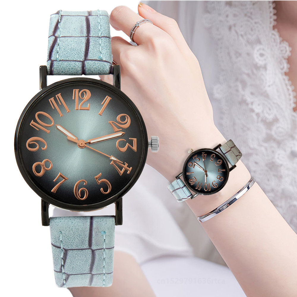 Luksusowy zegarek damski moda  – Luxury Watch Leather Strap recenzja i cena