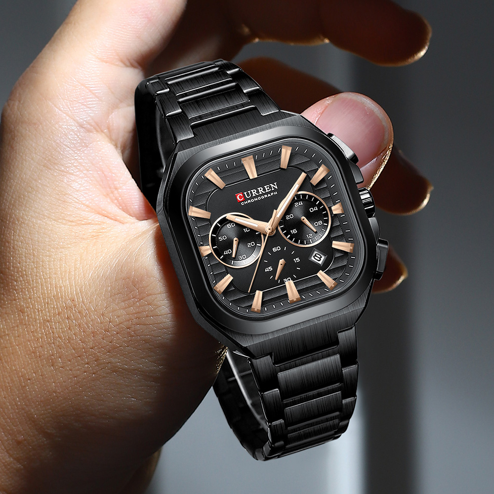 Zegarek męski CURREN, biznesow – Luxury Watch Apple recenzja i cena