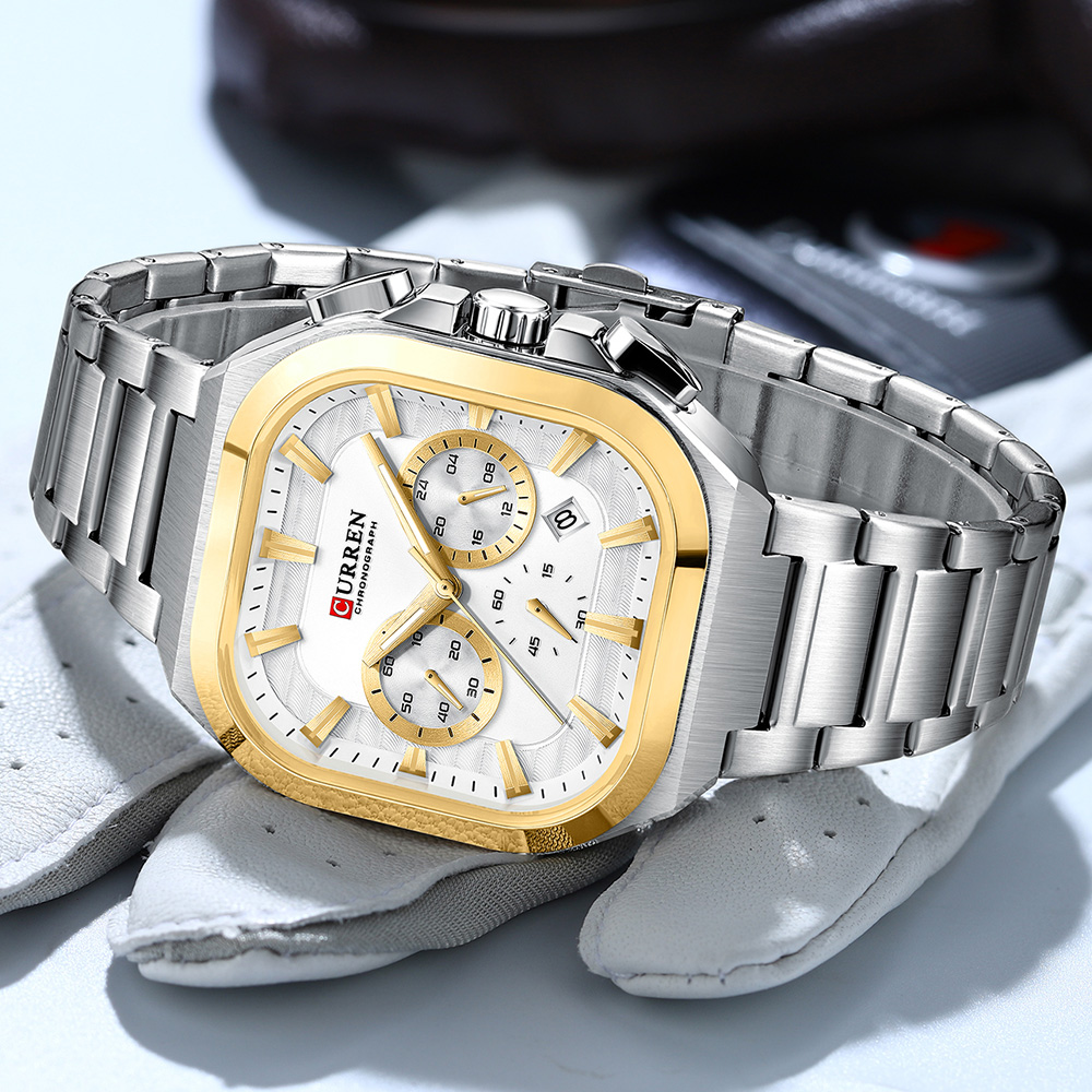 Zegarek męski CURREN, biznesow – Luxury Watch Apple recenzja i cena