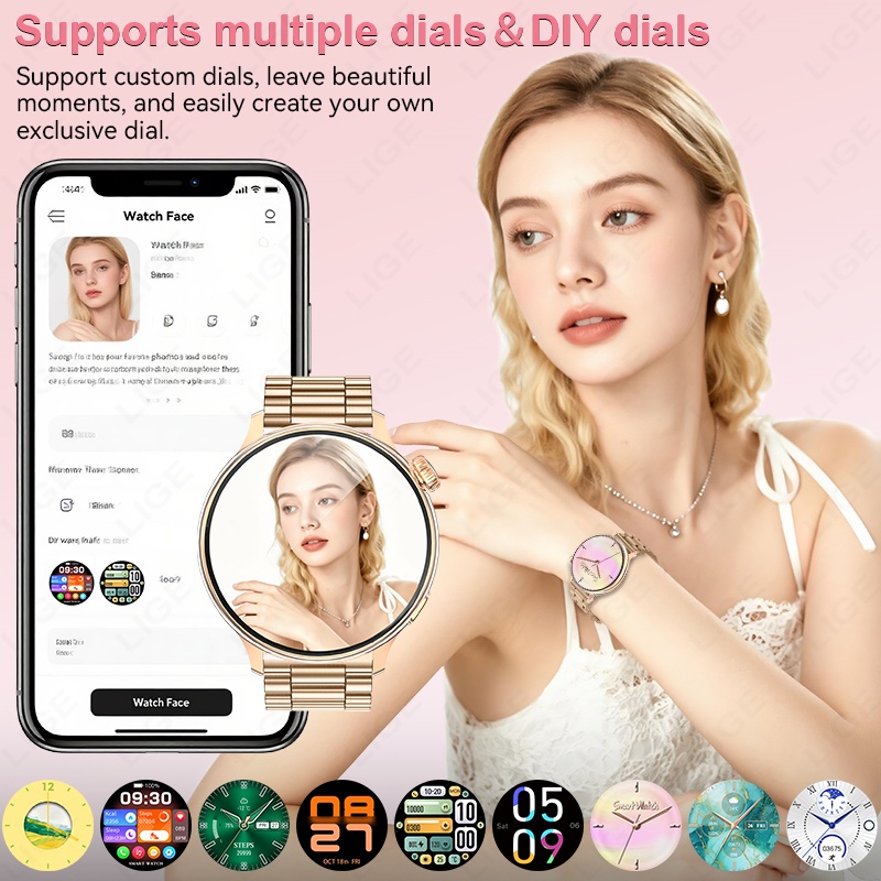LIGE Luksusowy Smartwatch Dams – Luxury Watch Hd recenzja i cena