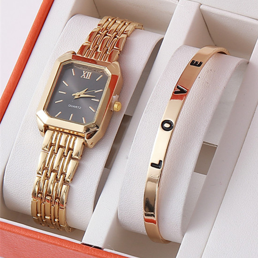 Luksusowy damski zegarek kwarc – Luxury Watch Square recenzja i cena