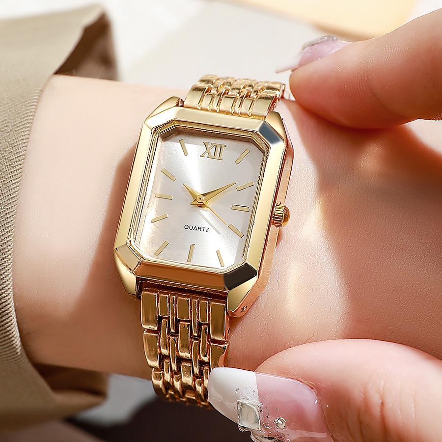 Luksusowy damski zegarek kwarc – Luxury Watch Square recenzja i cena