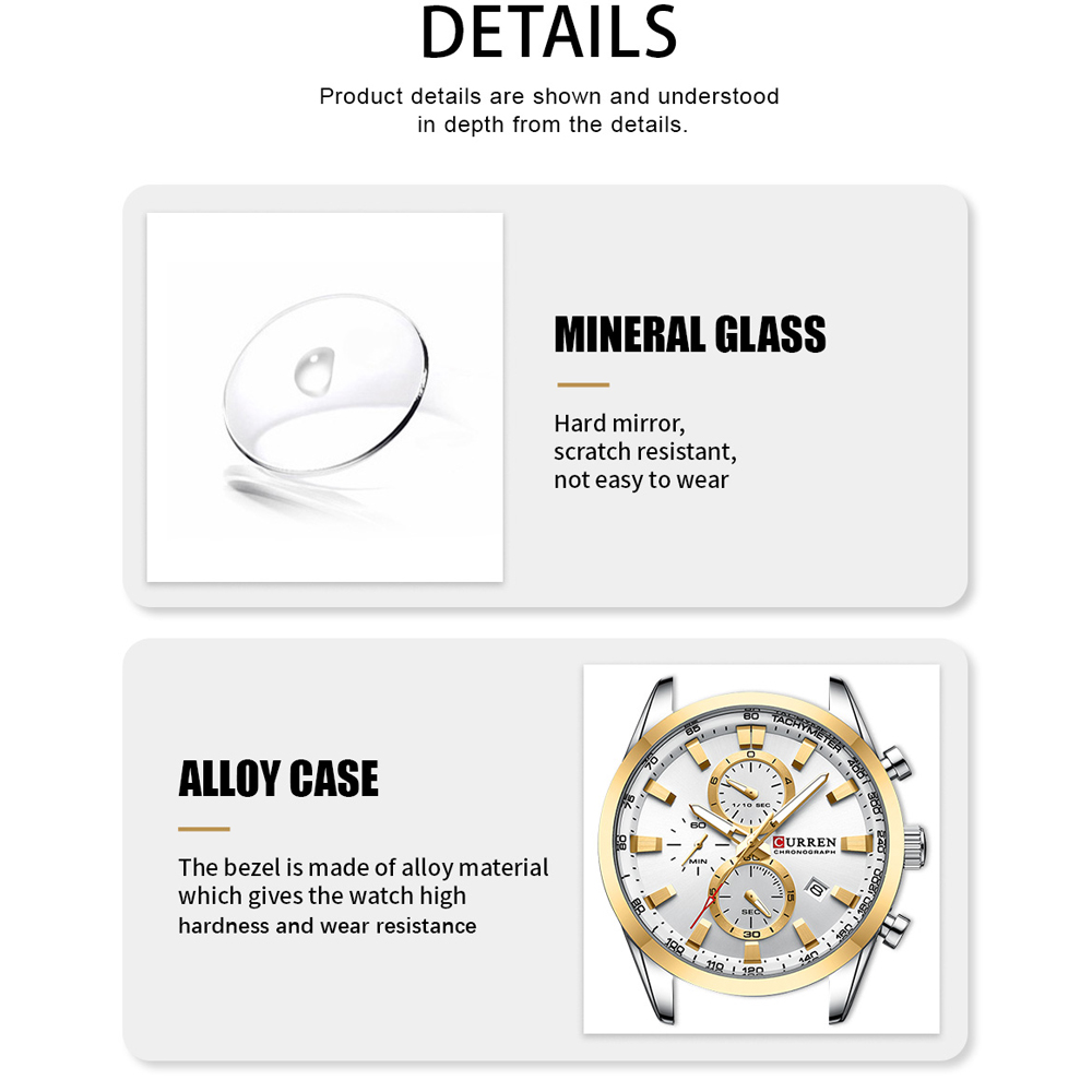 CURREN Luksusowy Chronograf Wo – Luxury Watch Apple recenzja i cena