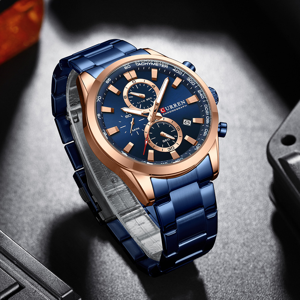 CURREN Luksusowy Chronograf Wo – Luxury Watch Apple recenzja i cena