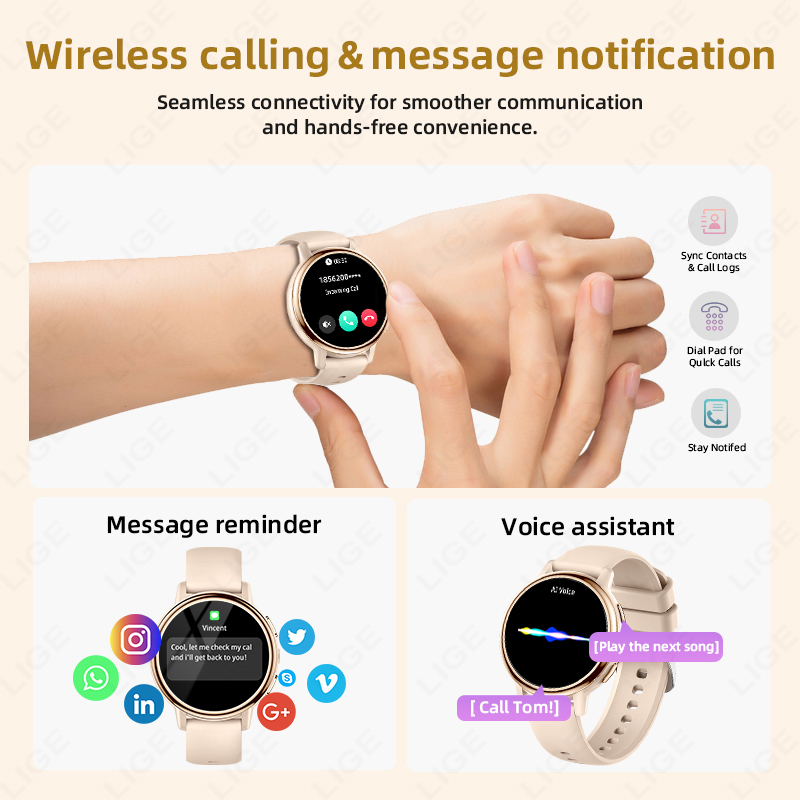 Smartwatch damski LIGE 2026, l – Luxury Watch Hd recenzja i cena