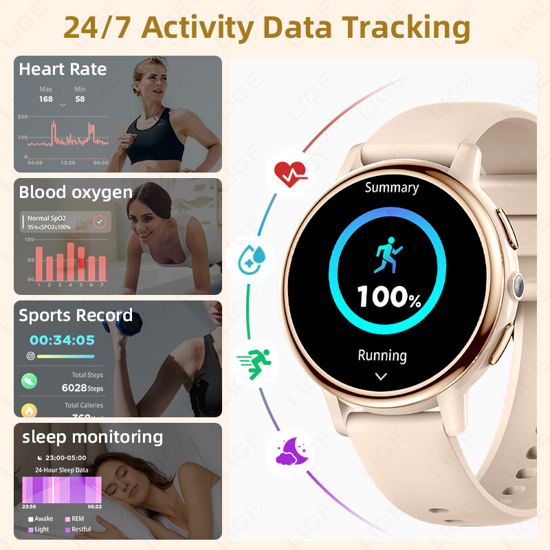 Smartwatch damski LIGE 2026, l – Luxury Watch Hd recenzja i cena