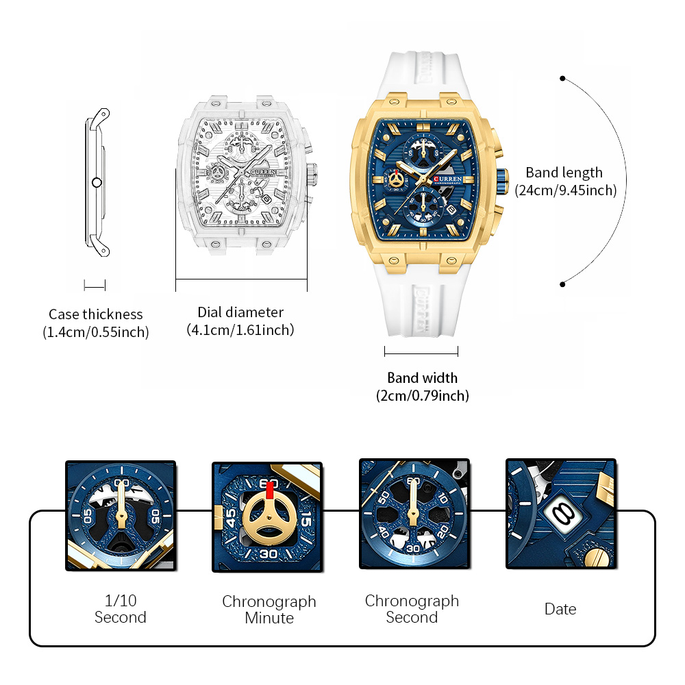 CURREN Luksusowy Zegarek Męski – Luxury Watch Collection recenzja i cena
