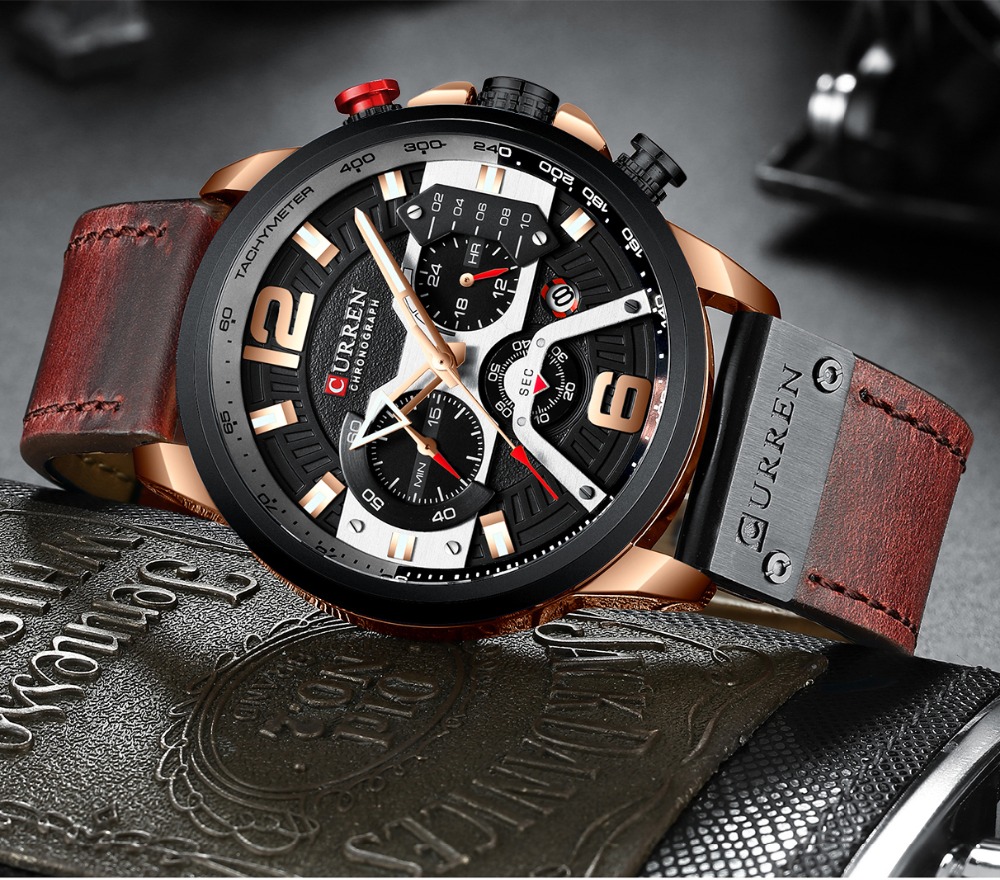 CURREN nowy męski chronograf s – Luxury Watch Apple recenzja i cena