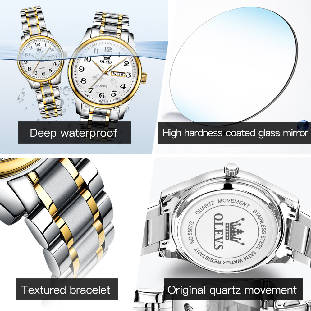 OLEVS nowy modny zegarek dla p – Luxury Watch Wallpaper recenzja i cena