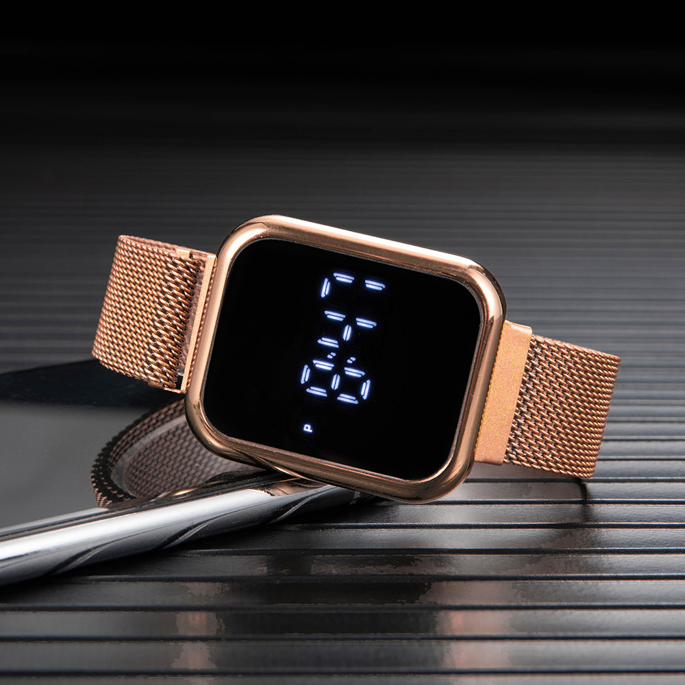 Modne prostokątne zegarki cyfr – Luxury Watch Wallpaper recenzja i cena