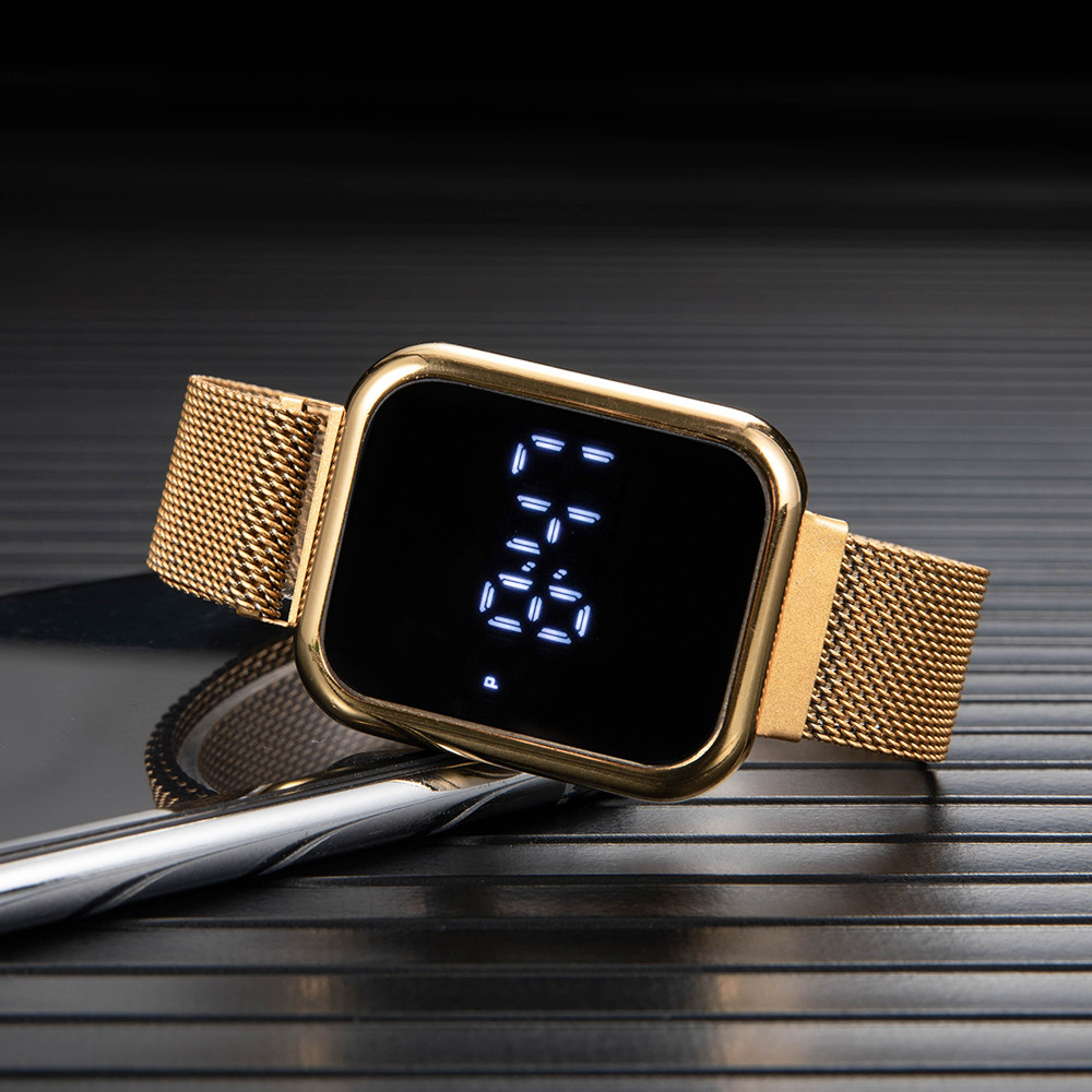 Modne prostokątne zegarki cyfr – Luxury Watch Wallpaper recenzja i cena
