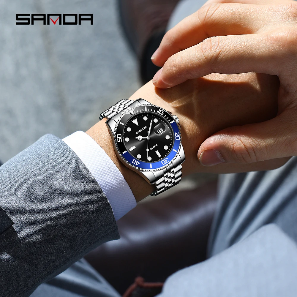 SANDA 1099 Modny Luksusowy Męs – Luxury Watch Store recenzja i cena
