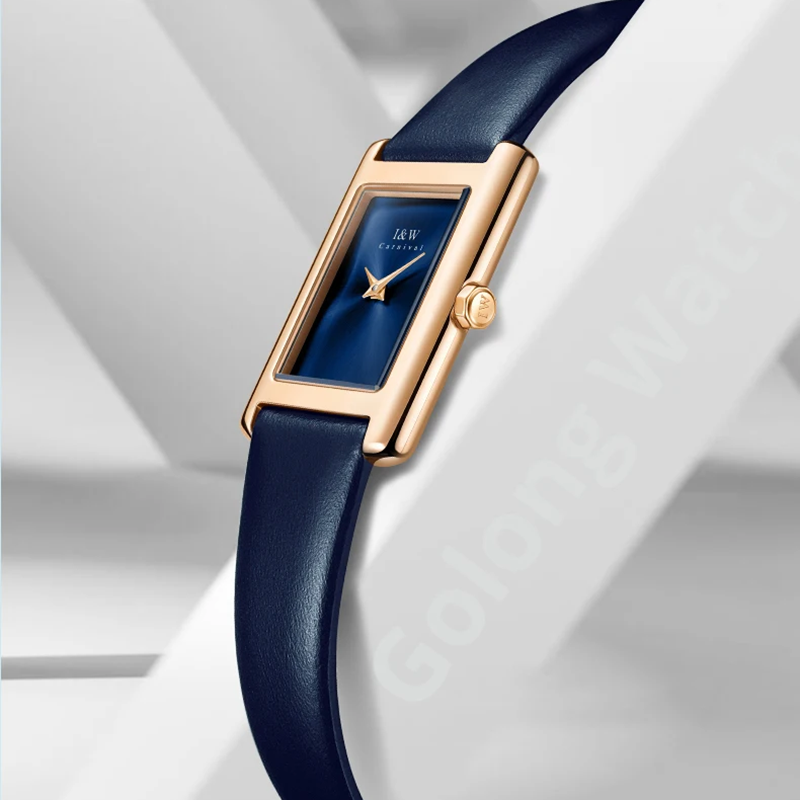 I&W Carnival Ultra cienkie zeg – Luxury Watch Leather Strap recenzja i cena