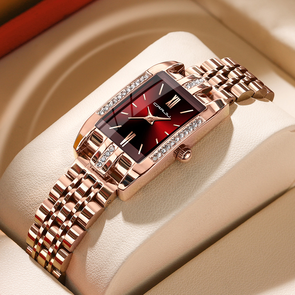 CRRJU Luksusowy Kwadratowy Zeg – Luxury Watch Square recenzja i cena
