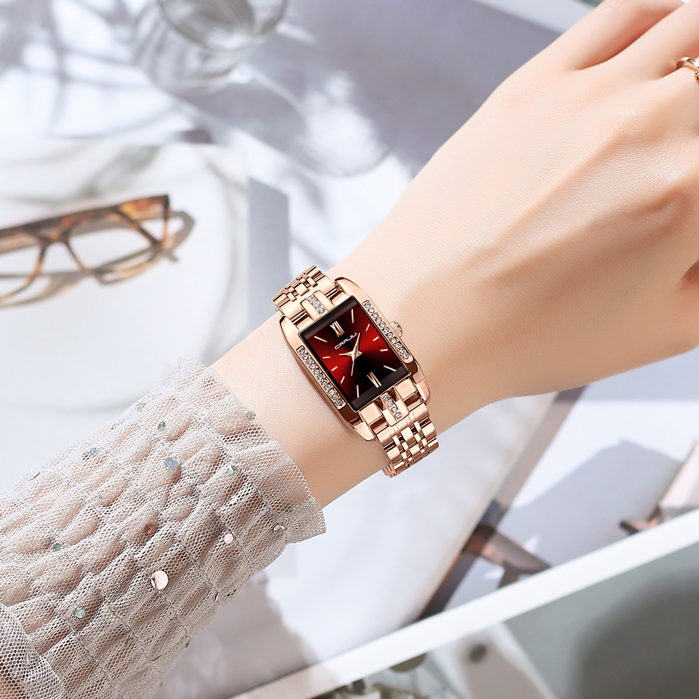 CRRJU Luksusowy Kwadratowy Zeg – Luxury Watch Square recenzja i cena