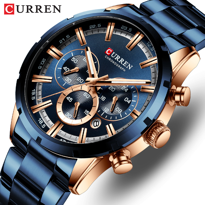 Curren męski zegarek niebieska – Luxury Watch Apple recenzja i cena