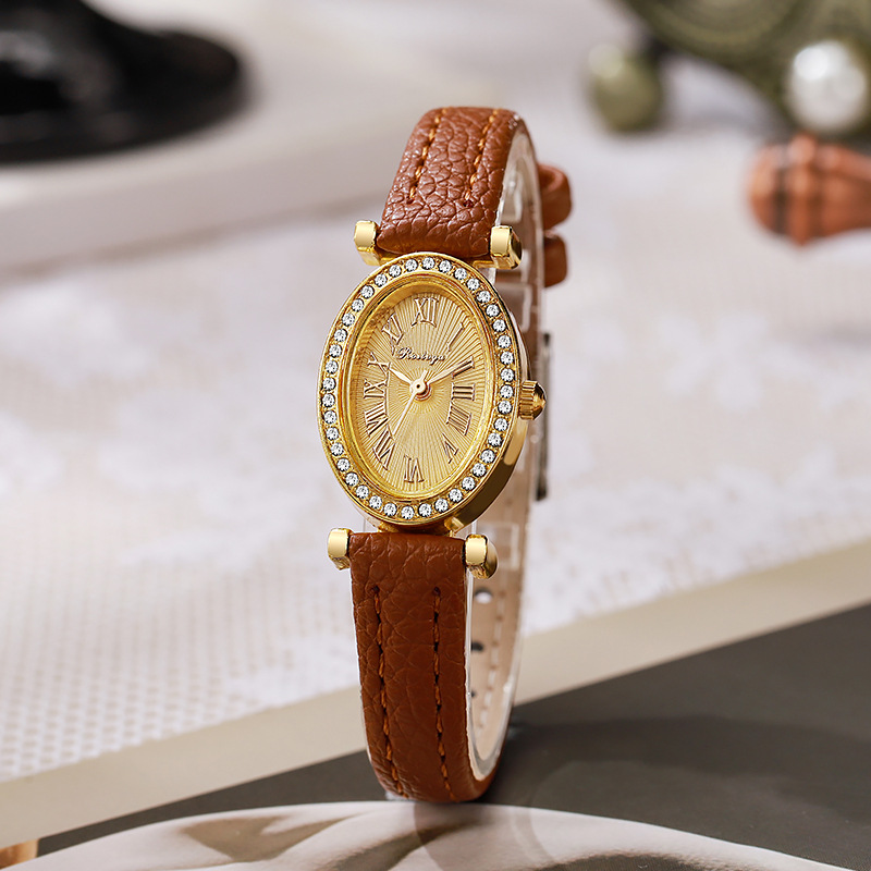 Luksusowy zegarek damski, modn – Luxury Watch Leather Strap recenzja i cena