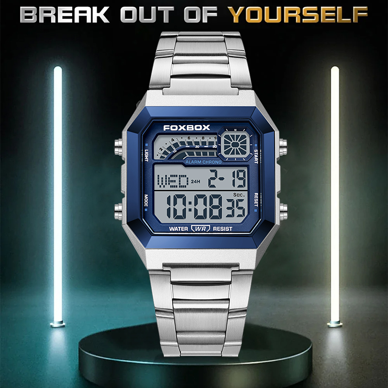 FOXBOX Modny Luksusowy Cyfrowy – Luxury Watch Square recenzja i cena