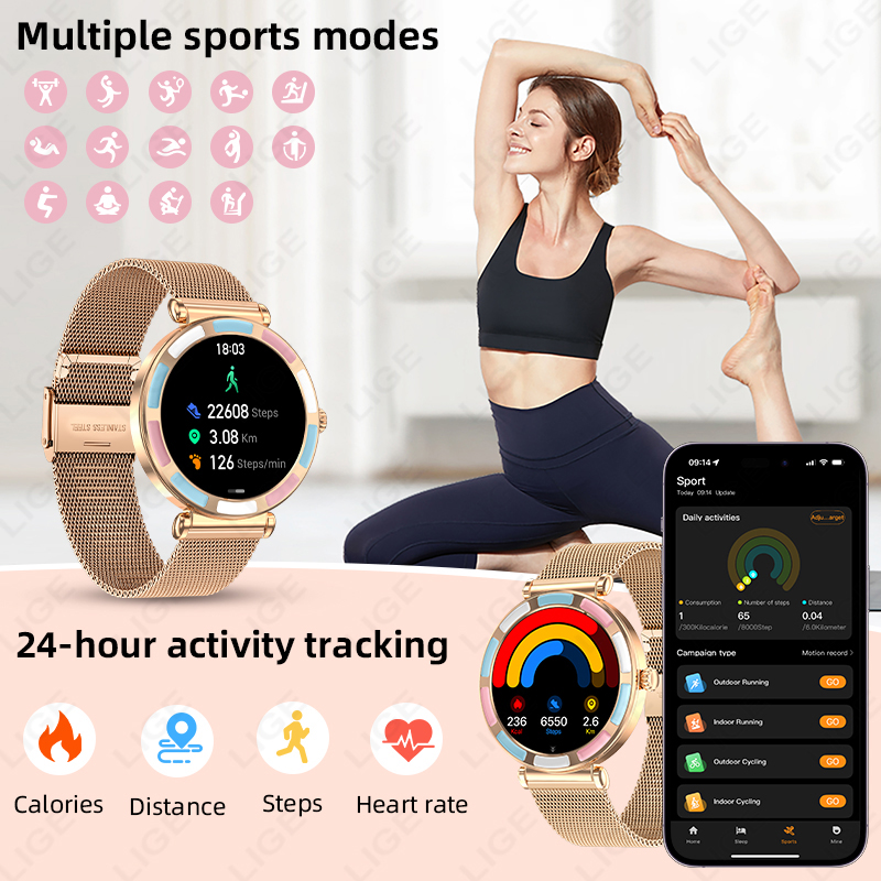 Luksusowy smartwatch LIGE 2026 – Luxury Watch Hd recenzja i cena